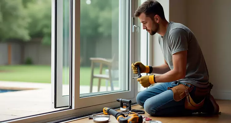 Sliding Glass Door Panel Repair in Keystone, FL