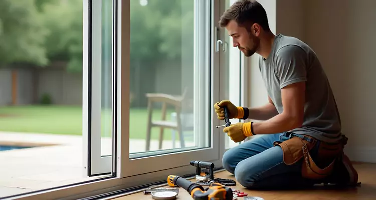 Squeaky Sliding Patio Doors in Keystone, FL