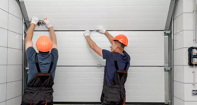Garage Door Bottom Panel Repair in Keystone, FL
