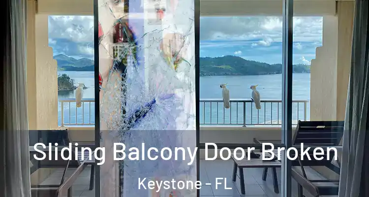 Sliding Balcony Door Broken Keystone - FL